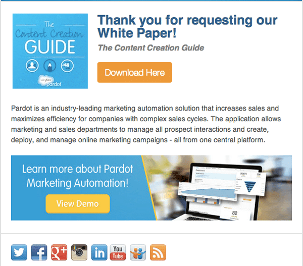 the content creation guide thank you
