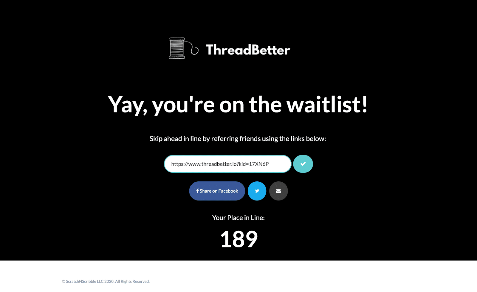 threadbetter referral ask