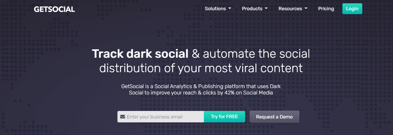 getsocial dark social tool