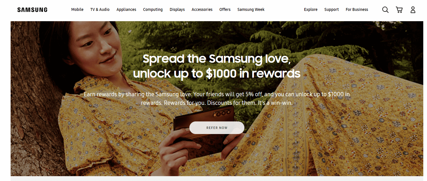 samsung referrer end