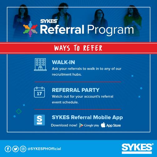 sykes employee referral program ideas