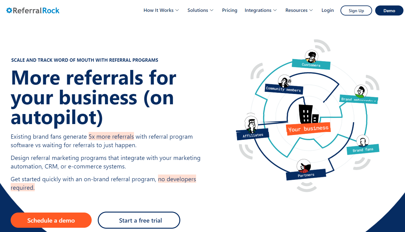 Referral Rock website: More referrals for your business on autopilot.