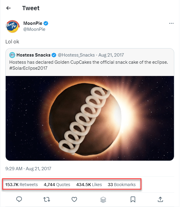 moon pie viral tweet lots of retweets