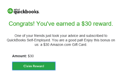 quickbooks referral thank you