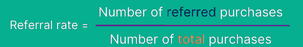 referral rate formula