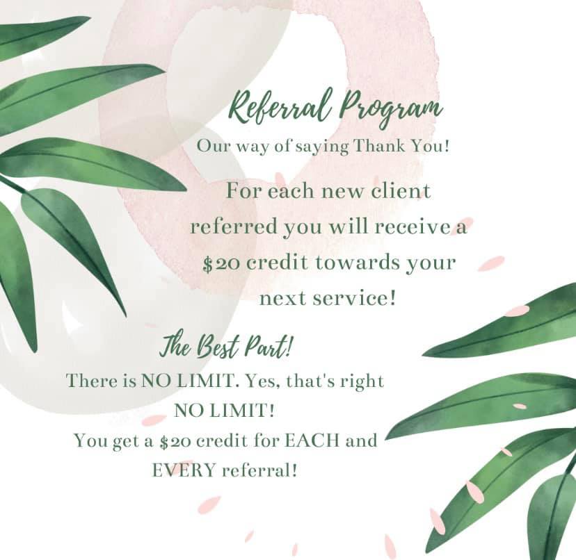 spa referral program promotion