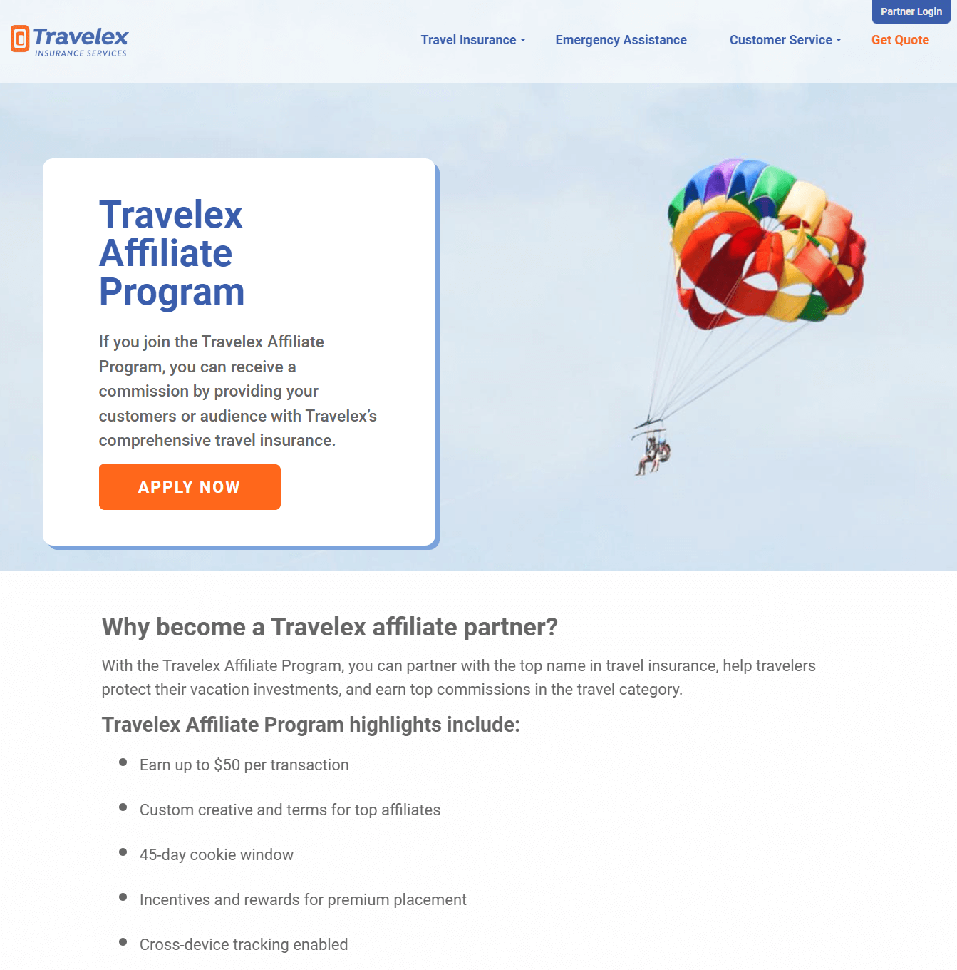 Travelex Insurance Affiliate Program