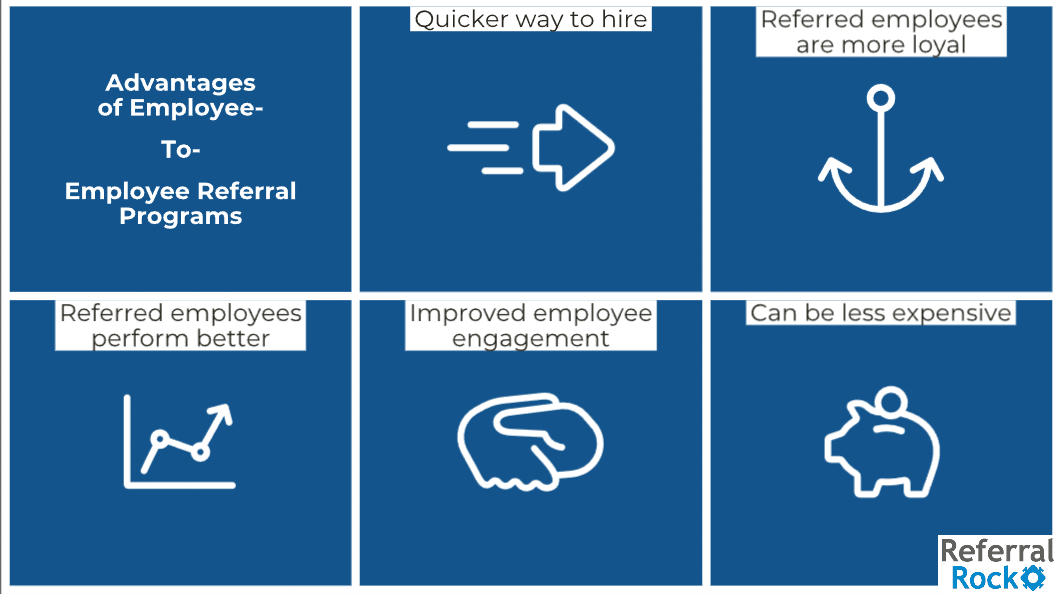 advantages of employee to employee referrals