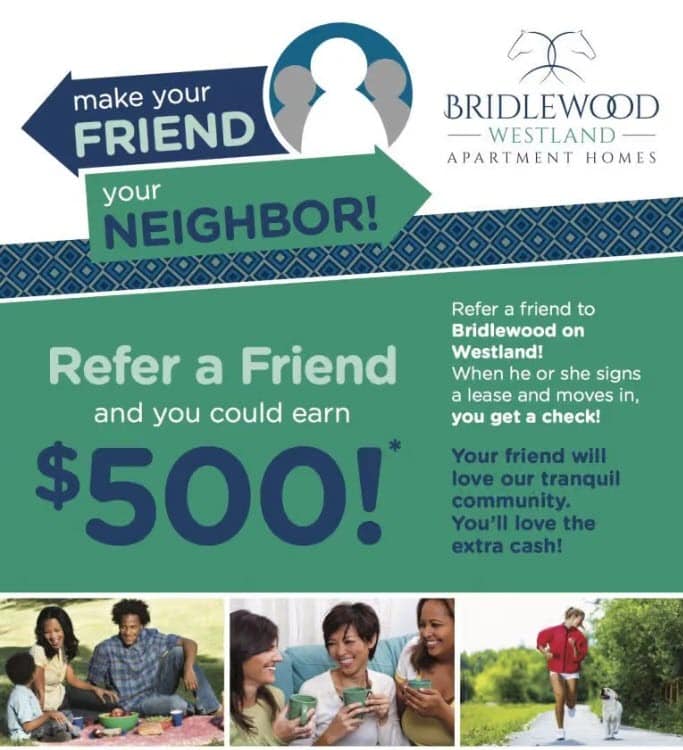 bridlewood tenant referral program
