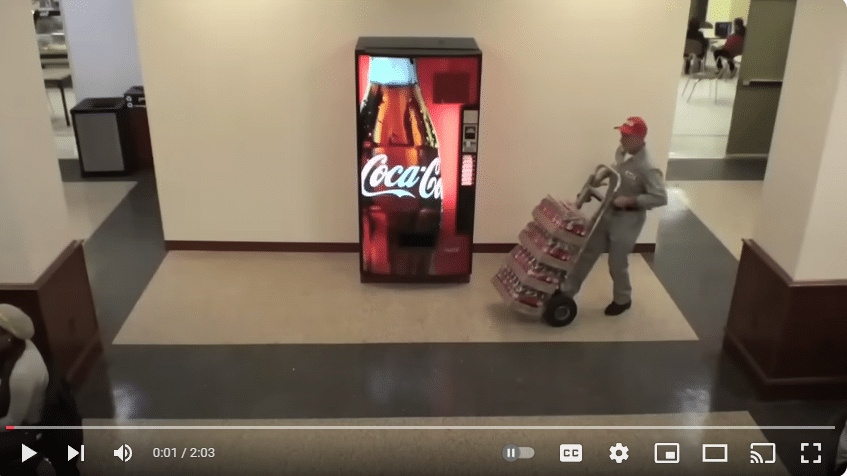 coke happiness machine