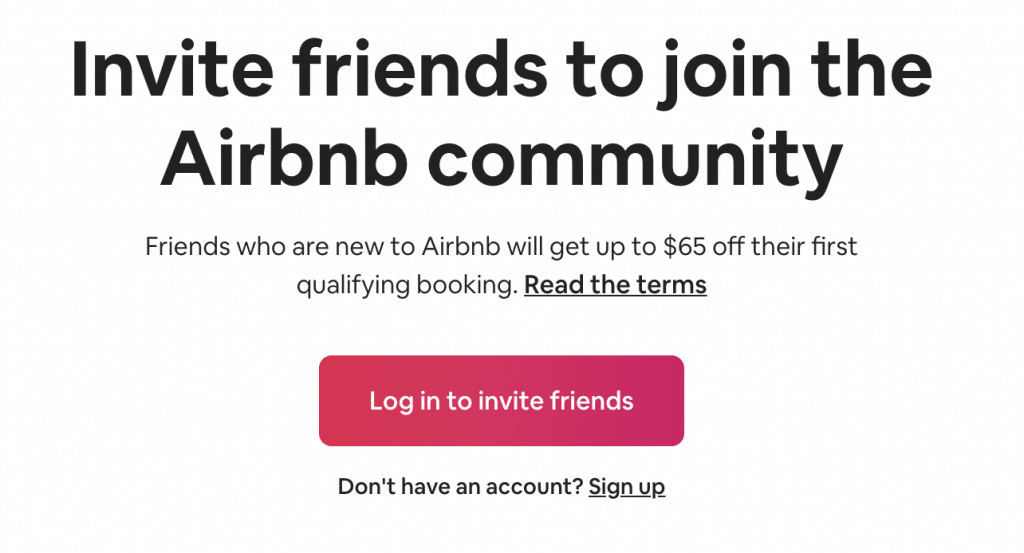 airbnb referral program