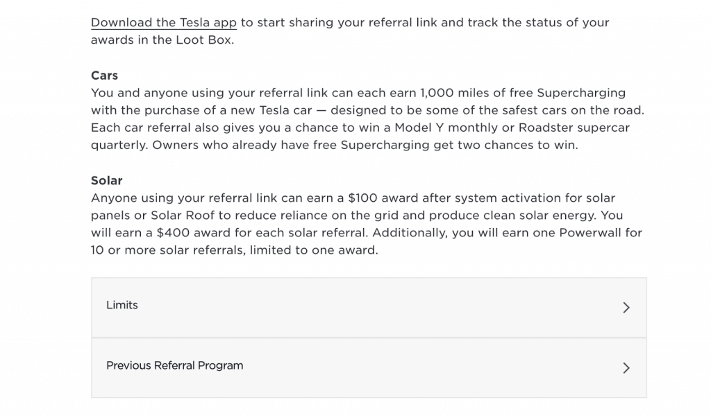 tesla referral program