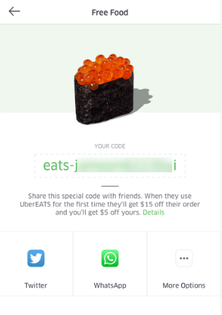 uber eats mobile referral program