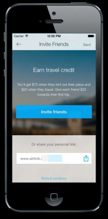 airbnb mobile referral program