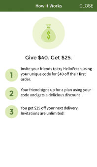 hellofresh mobile referral program