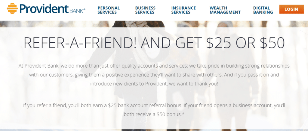 provident bank referral program 1