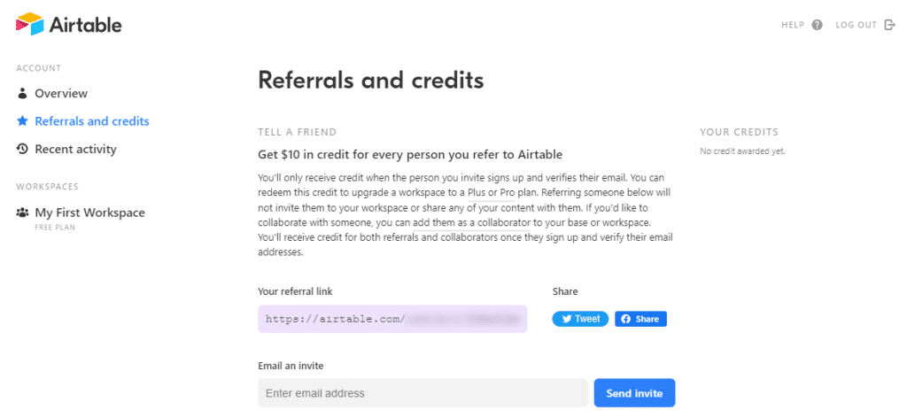 airtable saas referral program