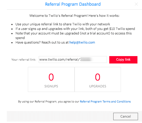 twilio referral 2