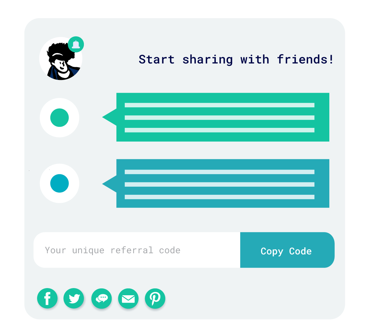 Referral experience illustration